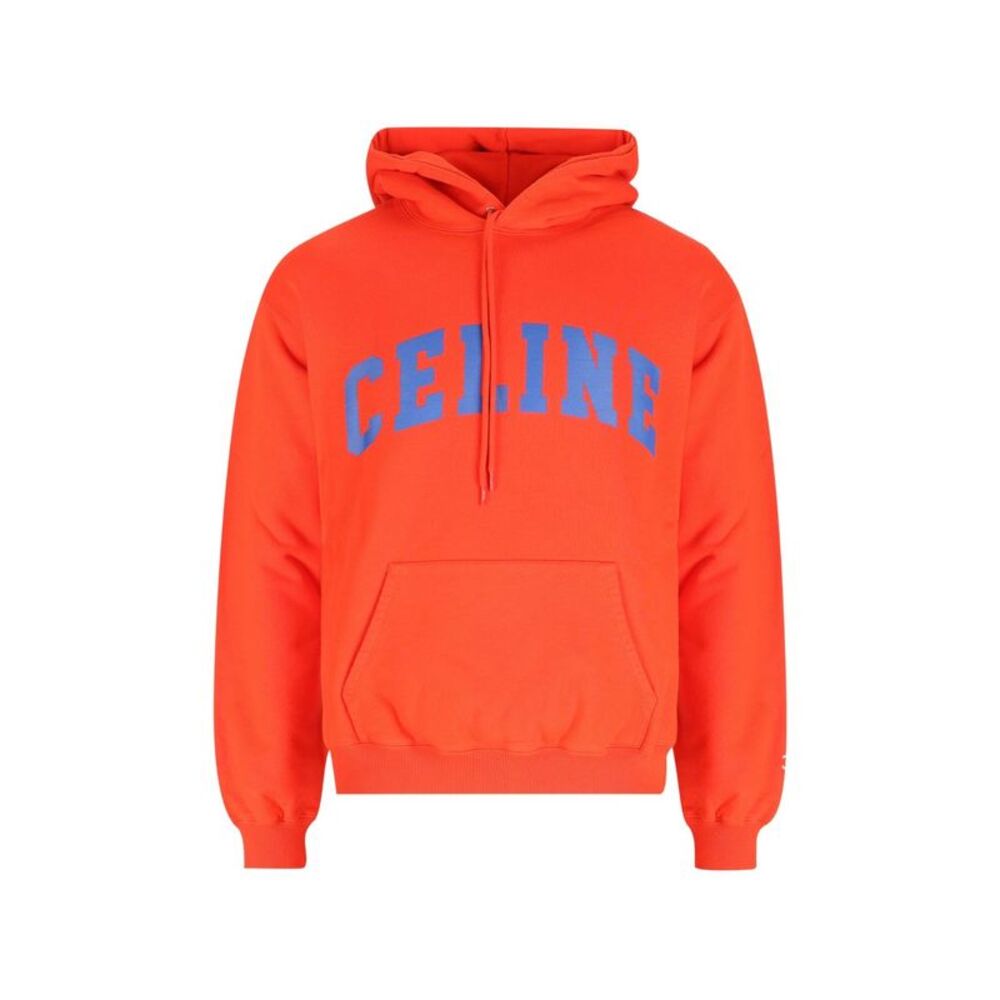 Celine Men Logo Cotton Hoodie